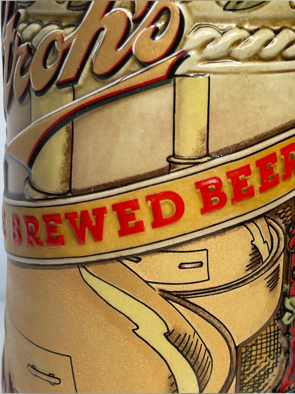 Strohs Fire Brewed Beer Stein Heritage Series VI Detroit Brewing Co Collectible